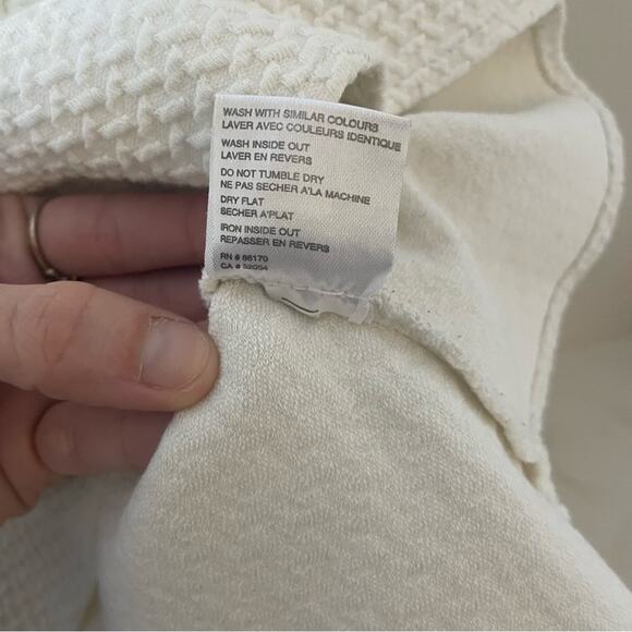 Ganni White Textured Peplum Blouse Size M - Picture 5 of 5